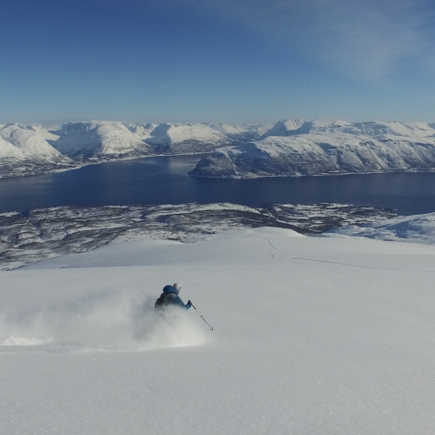 Fastdalstinden, Skitouren Lyngen Alpen | © Thomas Lippitsch Geführte Skitouren in den Lyngen Alpen